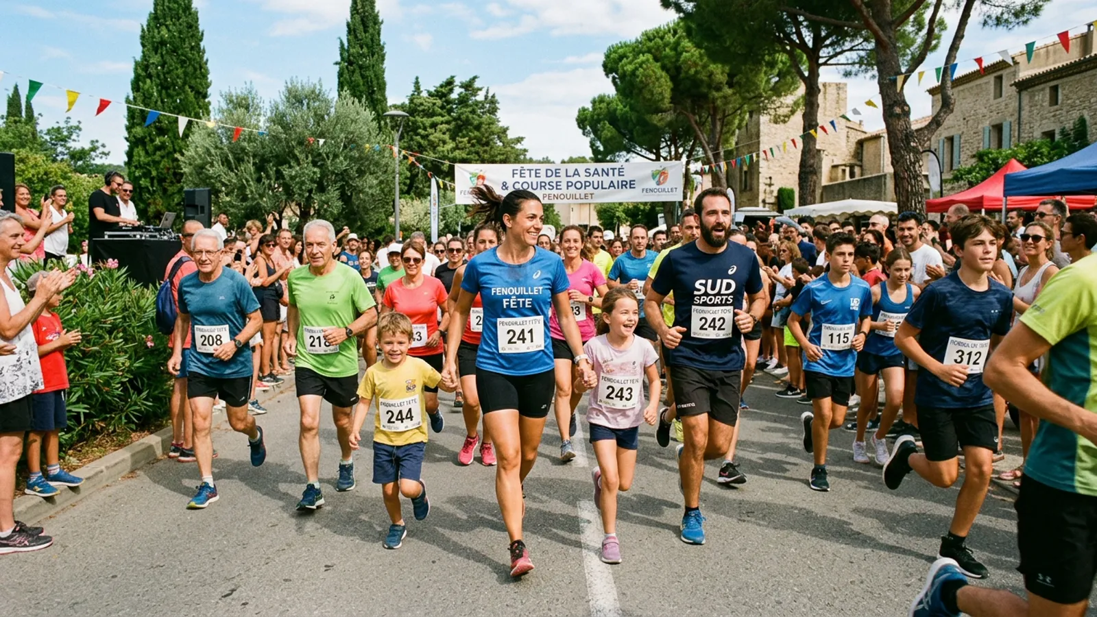 Action civique et rassemblement de résidents autour de la pratique sportive
