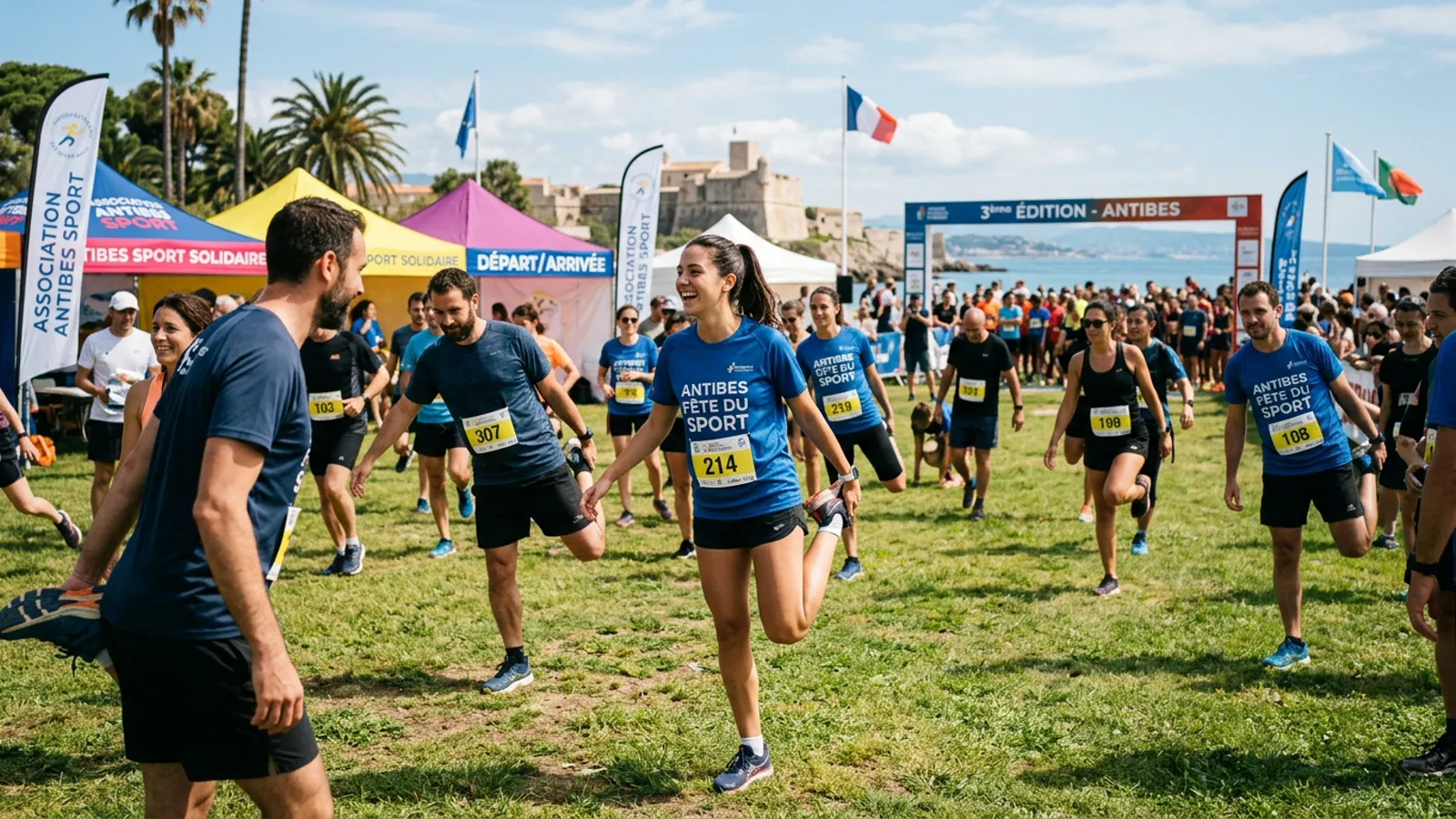 Organisation sur le terrain des ateliers d'athlétisme inclusif
