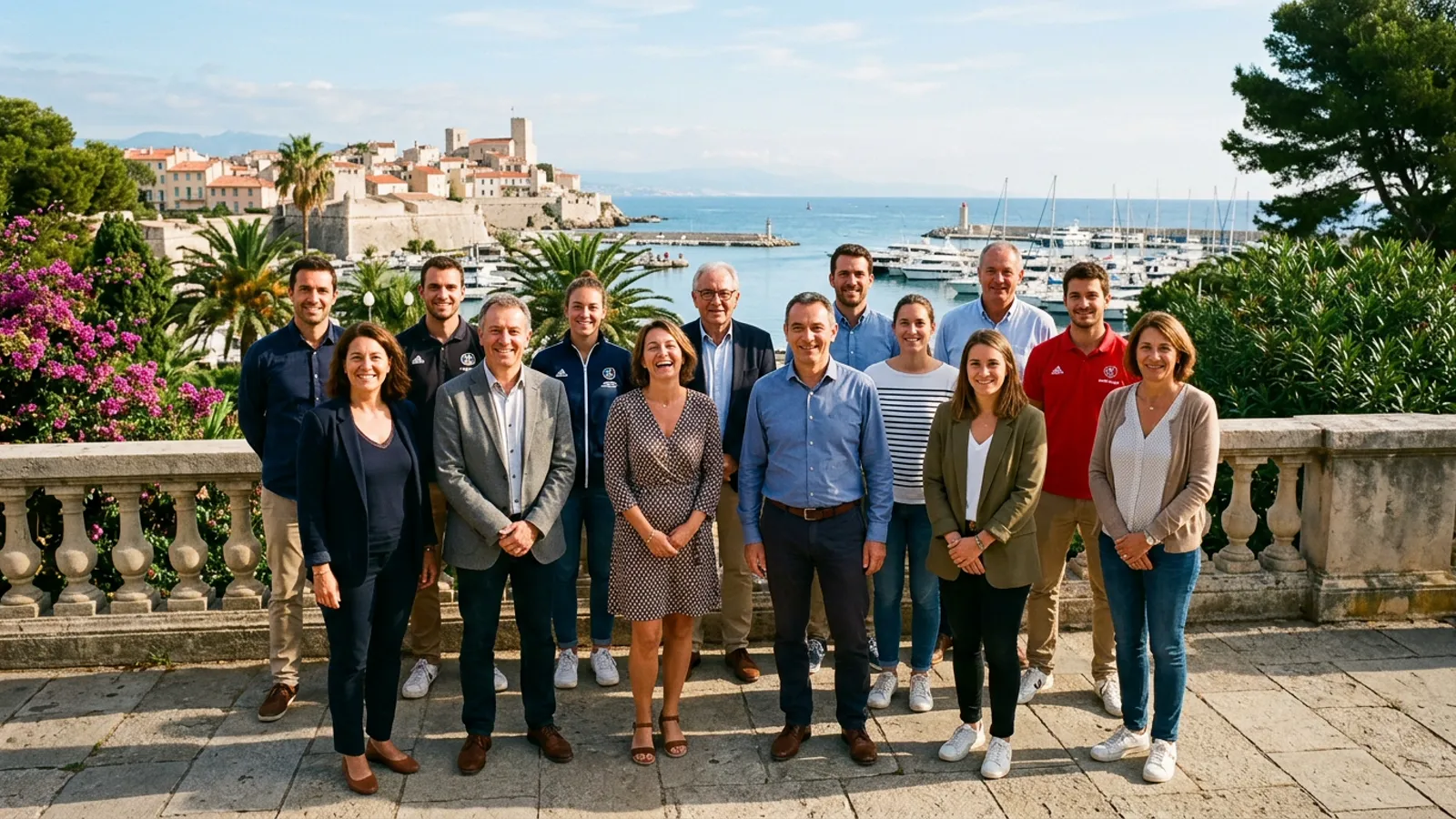 Équipe dirigeante et encadrants bénévoles de l'association OSE à Antibes